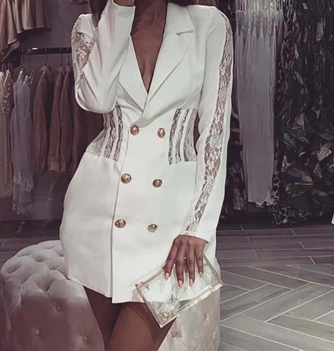 Lace blazer dress Fancey Boutique Lace blazer dress Fancey Boutique