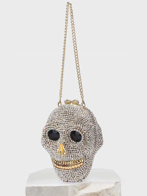 Diamond Skull Head Clutch