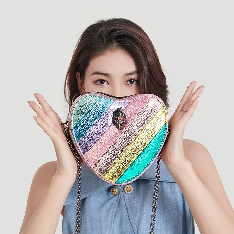 KG Shoulder Rainbow  Crossbody Bag