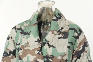 Army Puffy Tie Coat