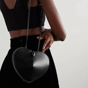 Peach Heart Shape Shoulder purse