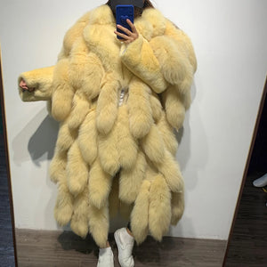 Shawl Fur Jacket Natural And Real Fur