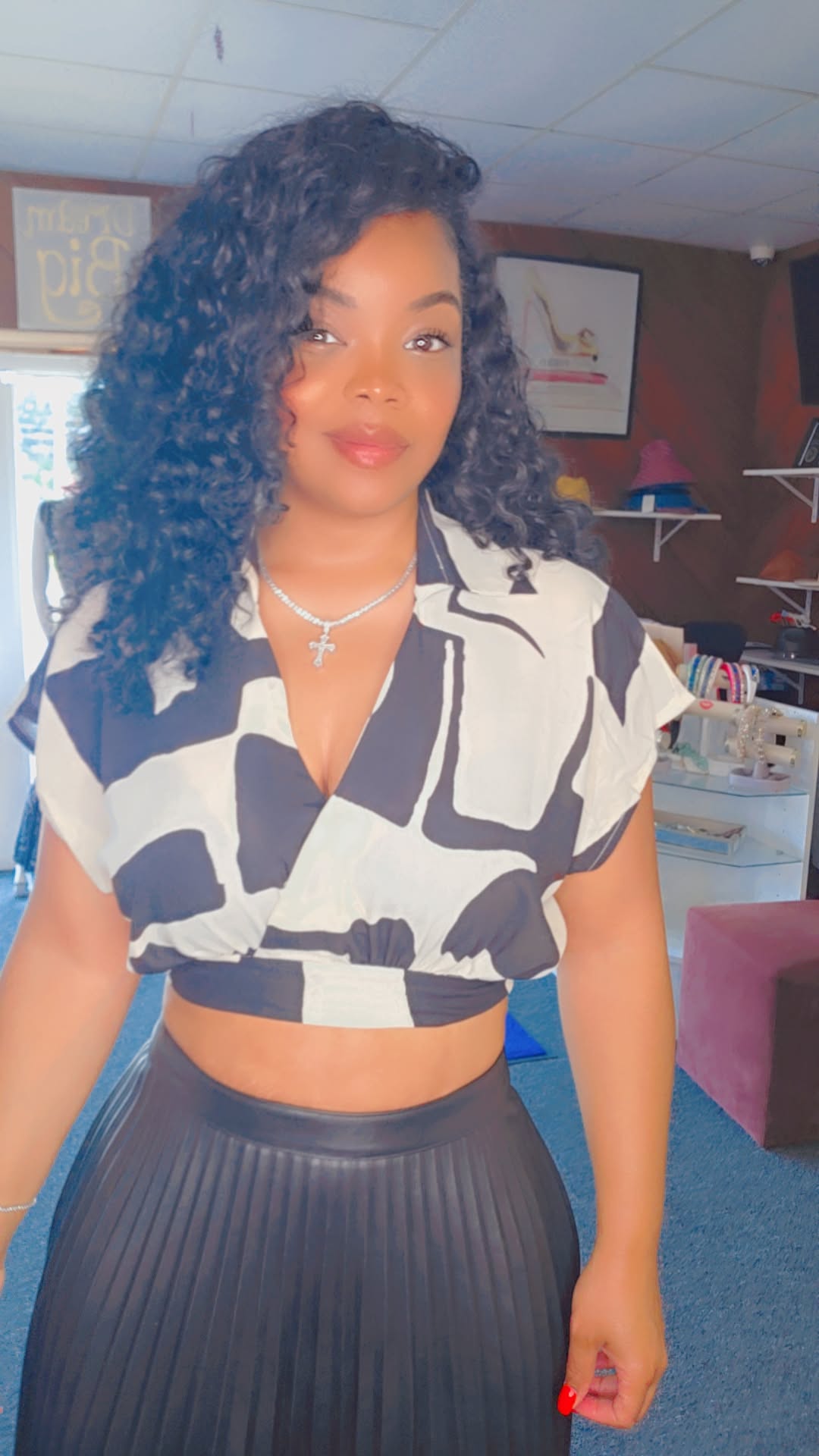 Unique crop top