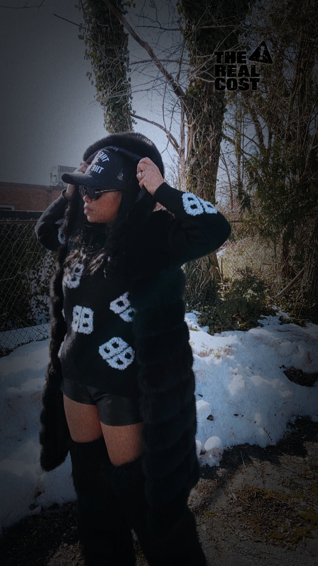 FAUX FUR VEST COAT