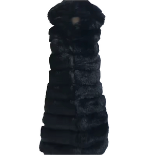FAUX FUR VEST COAT