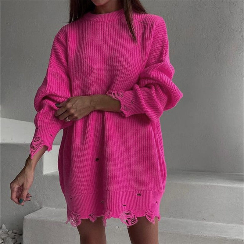 Styles pink sweater dress