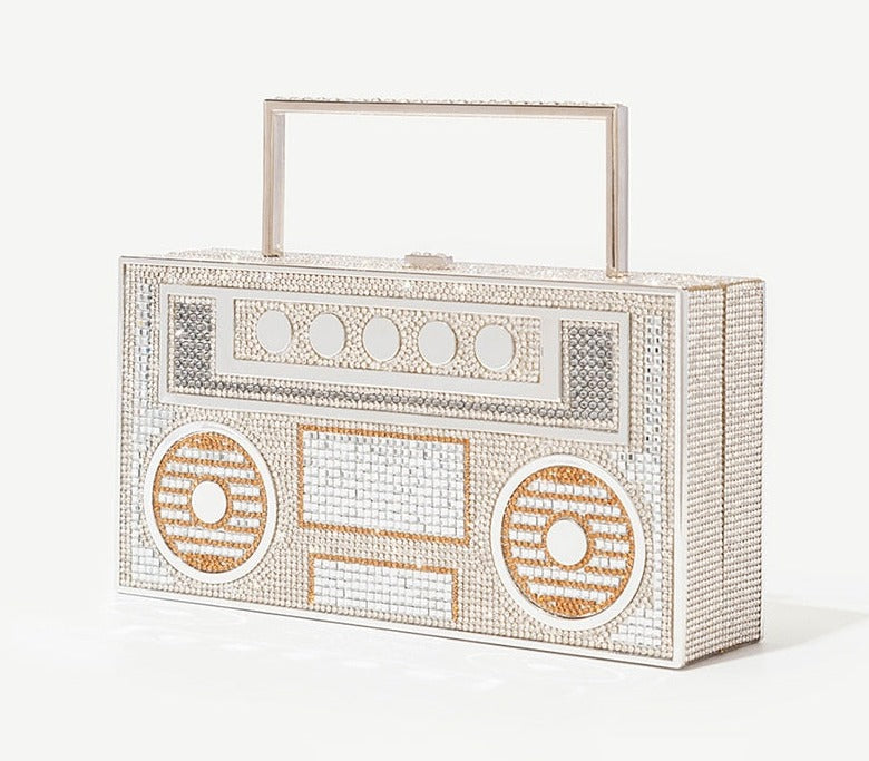 Diamonds Radio Clutch