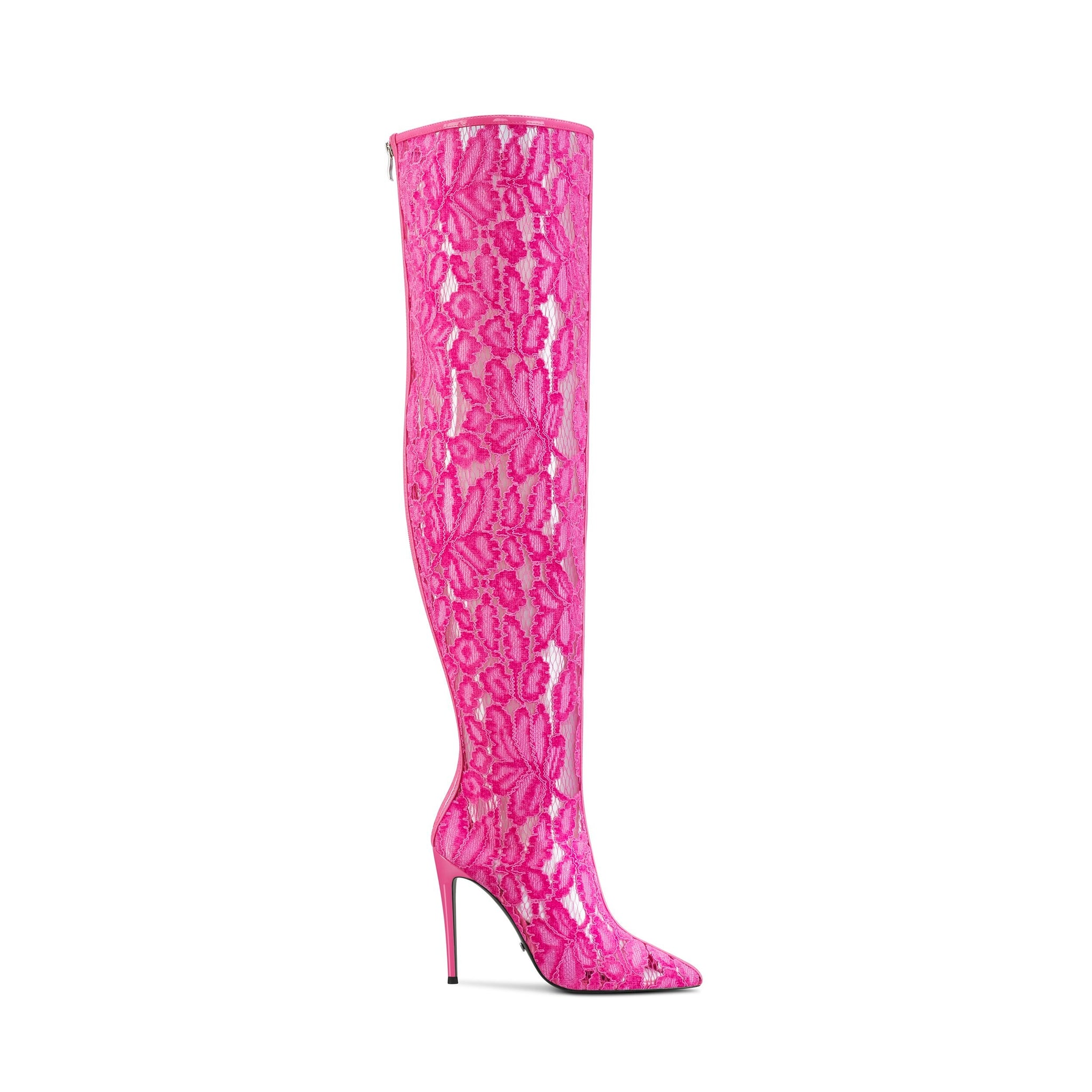 PINKY LACE BOOTS