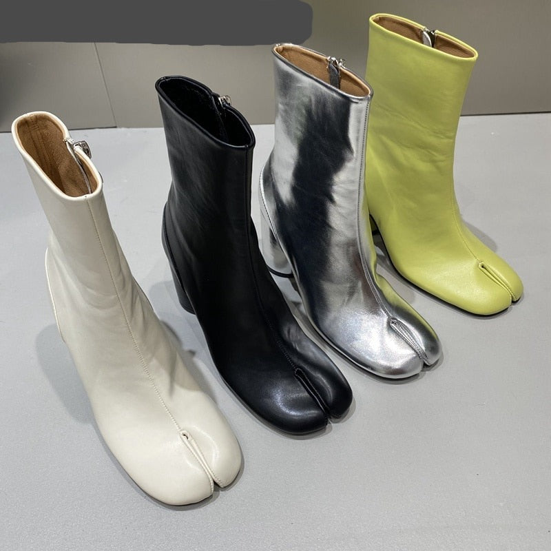 Beta ankle leather boots