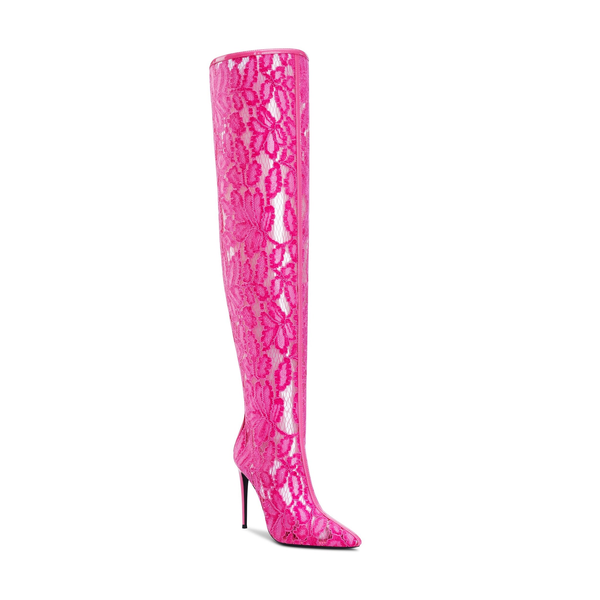 PINKY LACE BOOTS