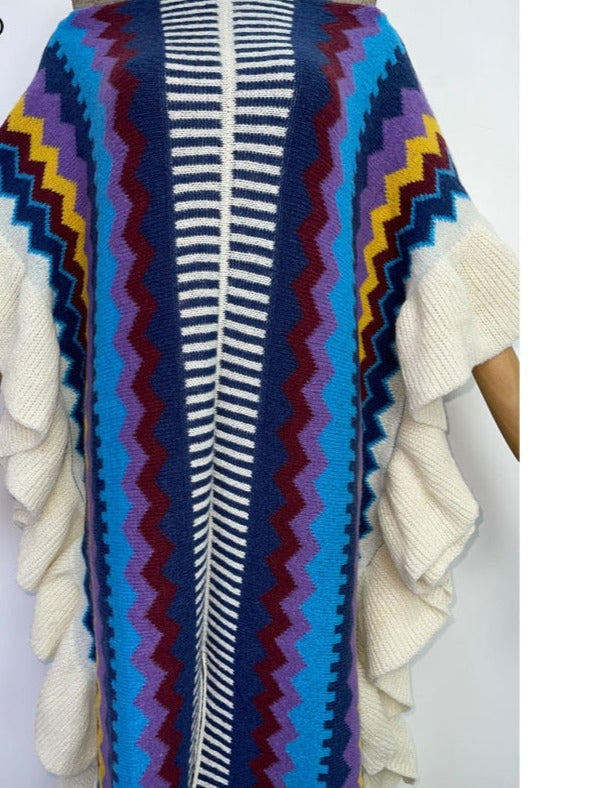 PULL OVER SHAWL SWEATER