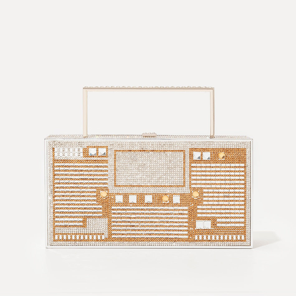 Diamonds Radio Clutch