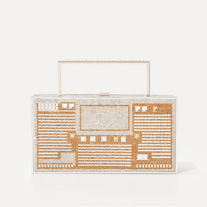 Diamonds Radio Clutch