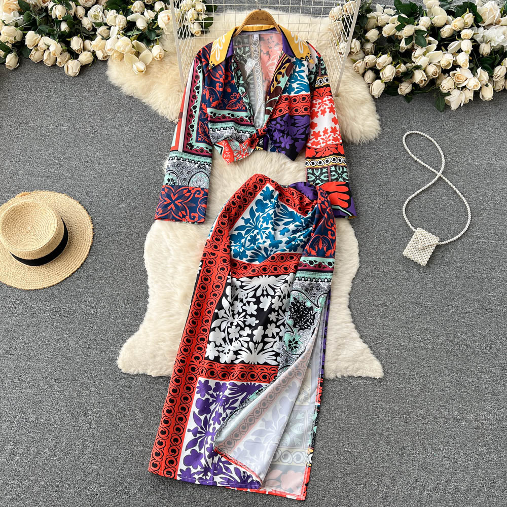 Vacation 2pc skirt set
