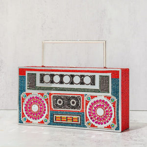 Diamonds Radio Clutch