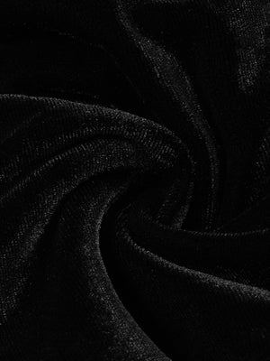 V Velvet Mini Dress