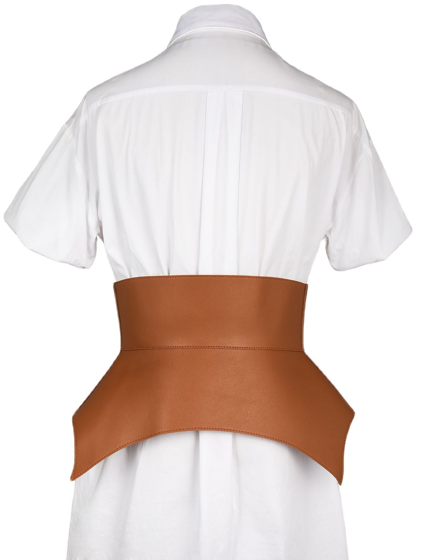 Leather Long Wide Corset Belts