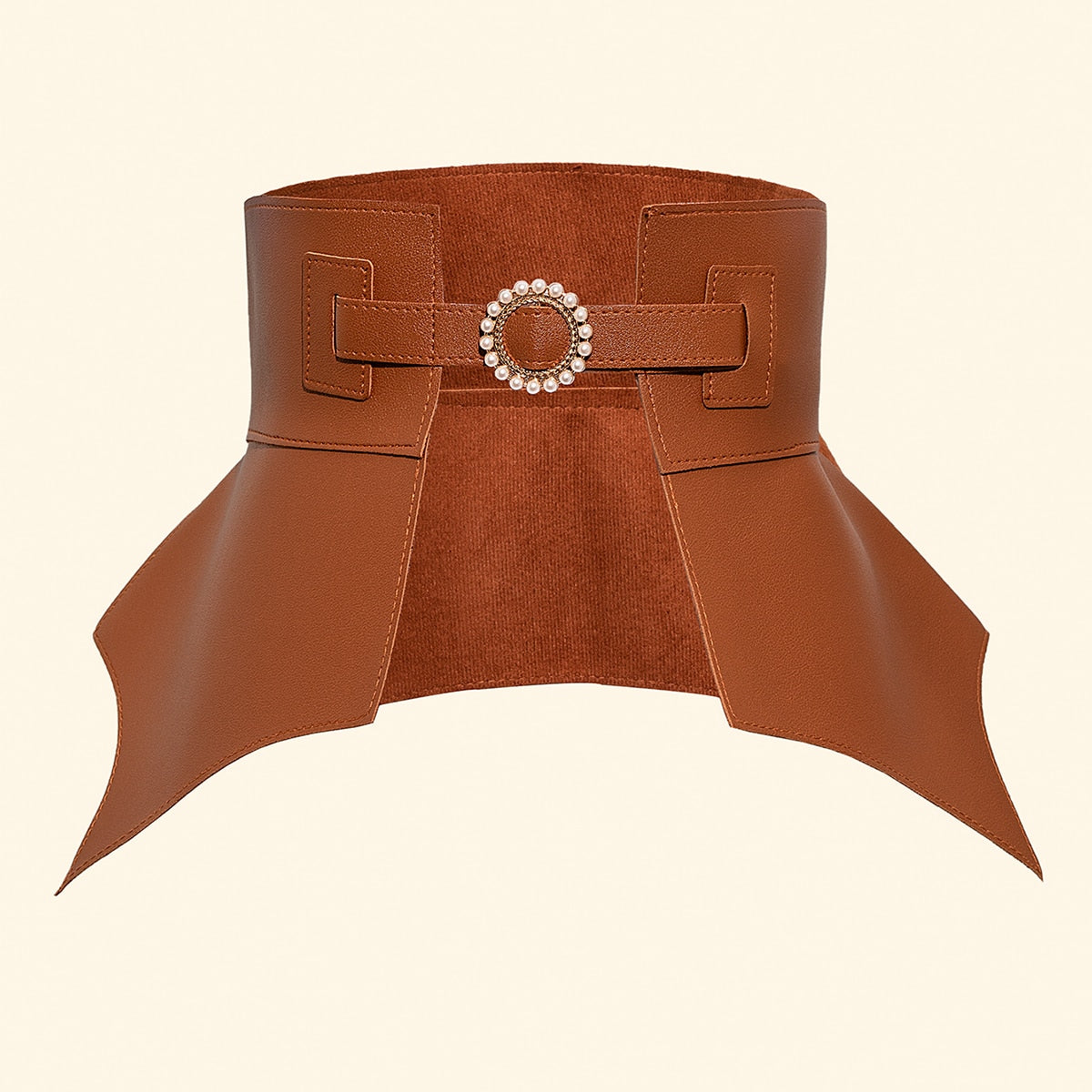 Leather Long Wide Corset Belts