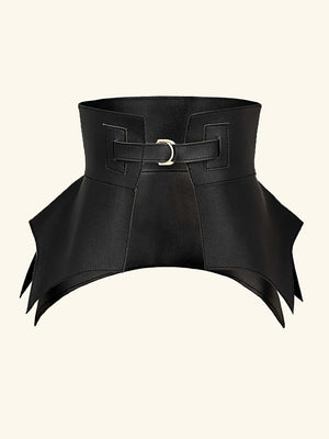 Leather Long Wide Corset Belts