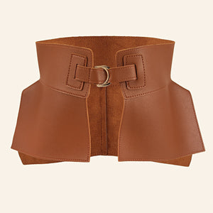 Leather Long Wide Corset Belts