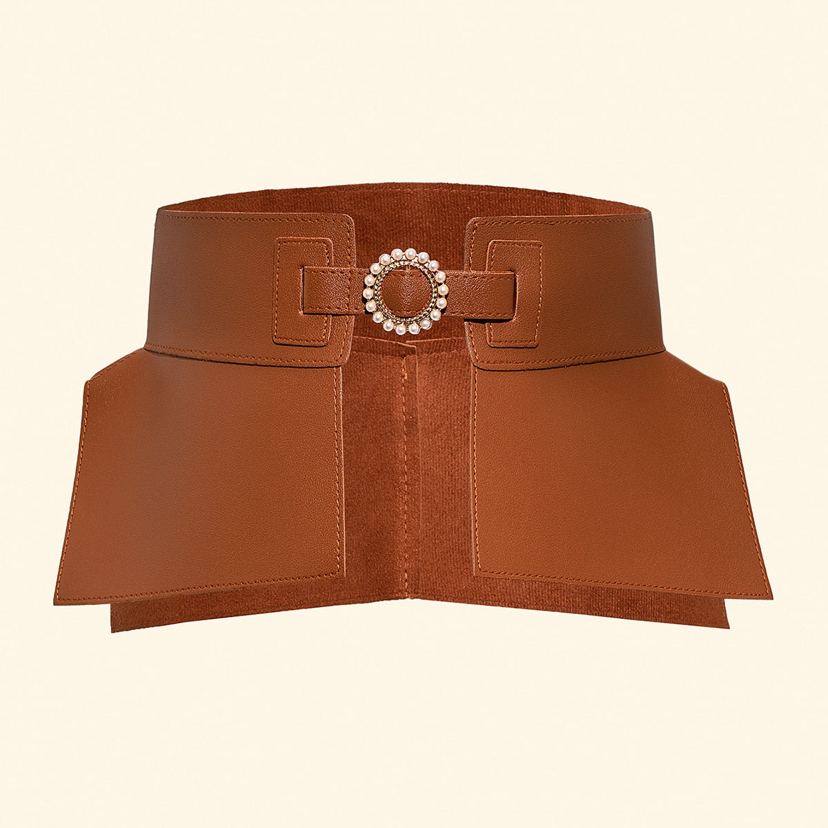 Leather Long Wide Corset Belts