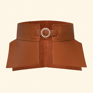 Leather Long Wide Corset Belts
