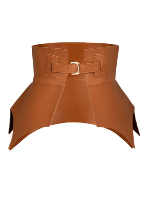 Leather Long Wide Corset Belts