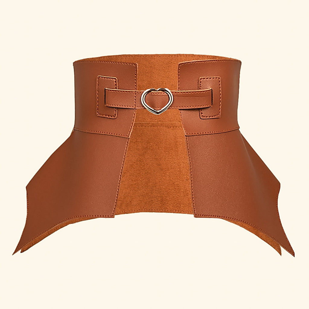 Leather Long Wide Corset Belts