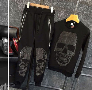 skull two piece men's set