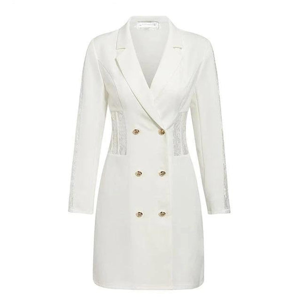 chinese dress ladies Sculpted Blazer Dress – WARDROBE.NYC