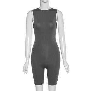 Biker romper one piece
