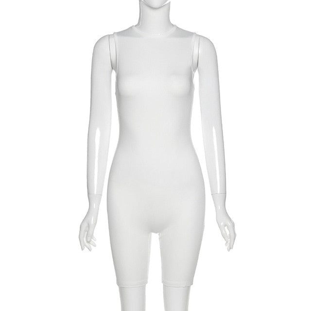Biker romper one piece