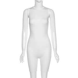 Biker romper one piece