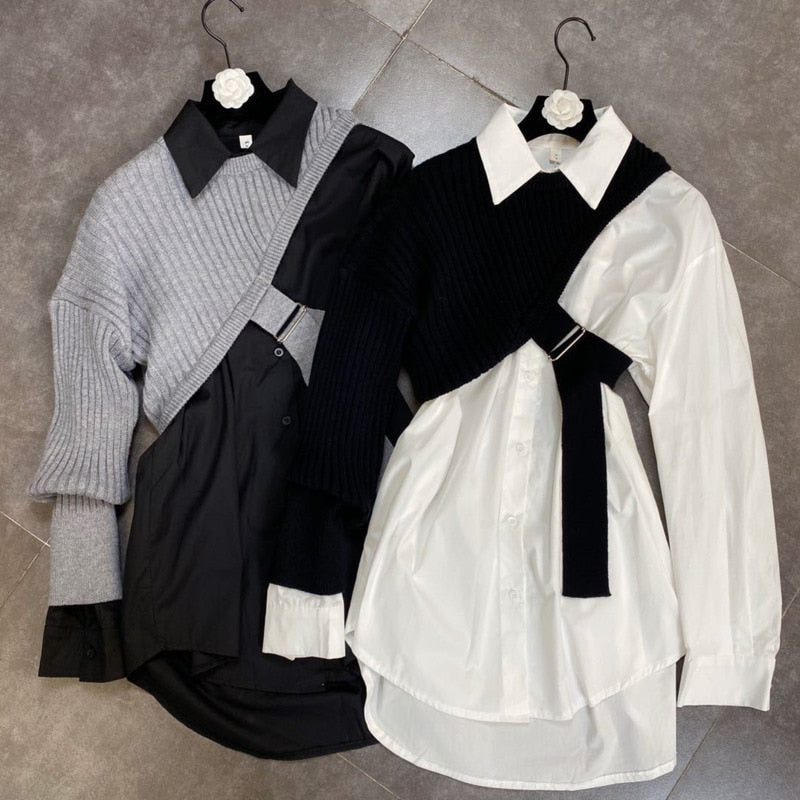 Prep two piece shirt set