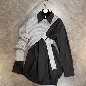Prep two piece shirt set