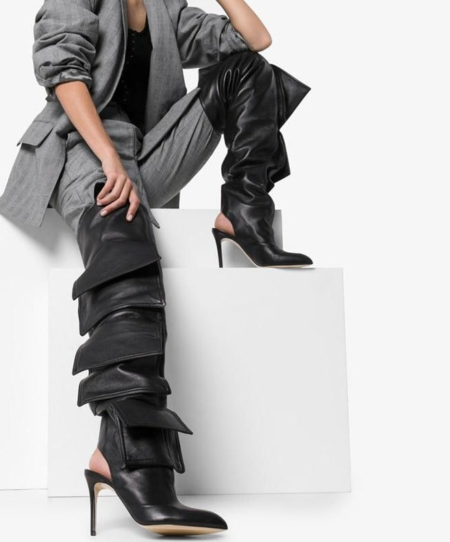 Sexy Thigh High Boots Thin High Heels  and Pointed Toe