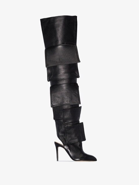 Sexy Thigh High Boots Thin High Heels  and Pointed Toe