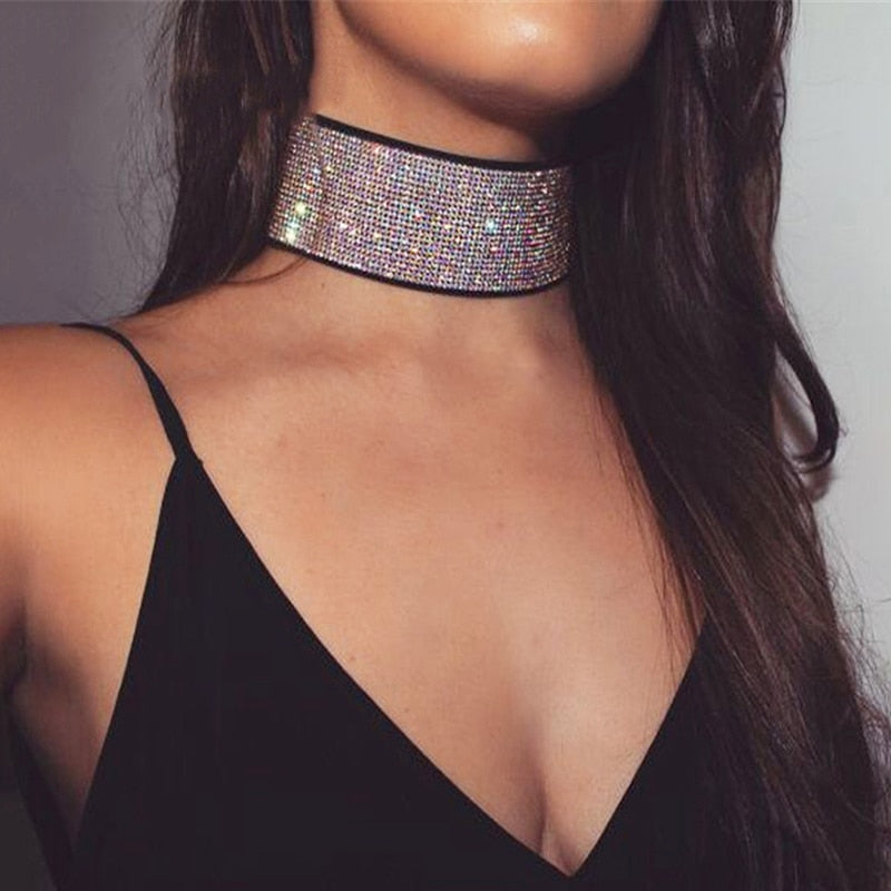 Miami style chocker necklace