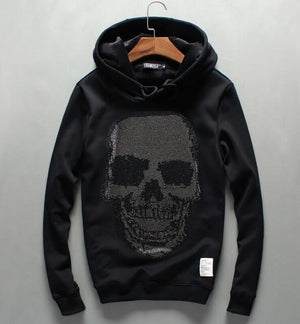 SKULL Rhinestone hoody