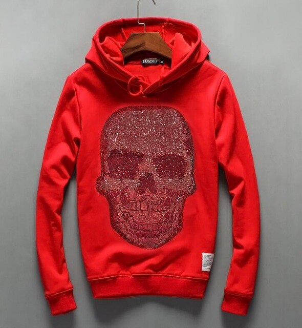 SKULL Rhinestone hoody