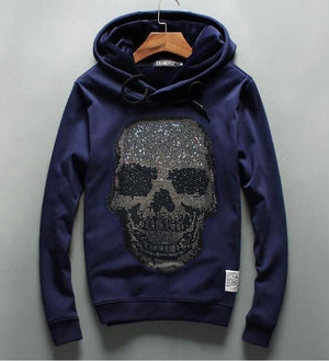 SKULL Rhinestone hoody